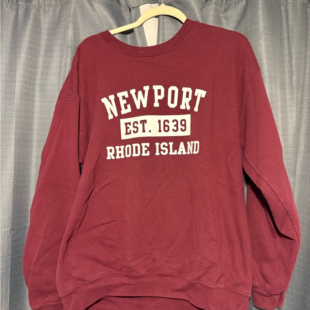 Maroon Newport Rhode Island Sweatshirt